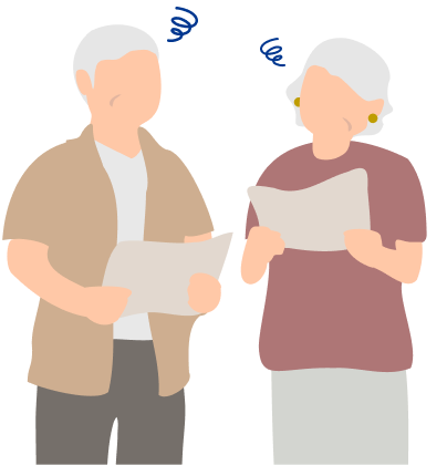 遺言書作成に悩む夫婦